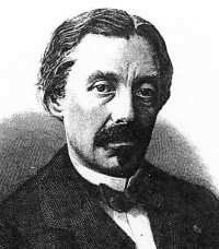 Portrait dessiné au plomb d'un homme regardant devant lui, portant la moustache et un complet avec noeud papillon